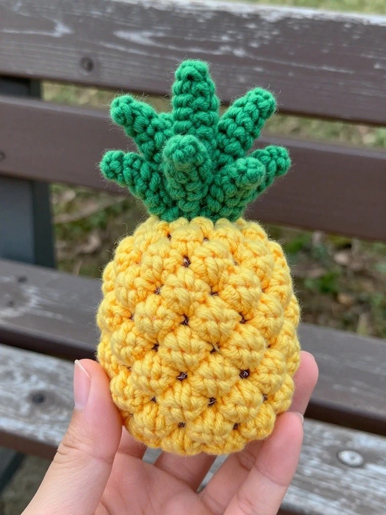 Pineapple Keychain
