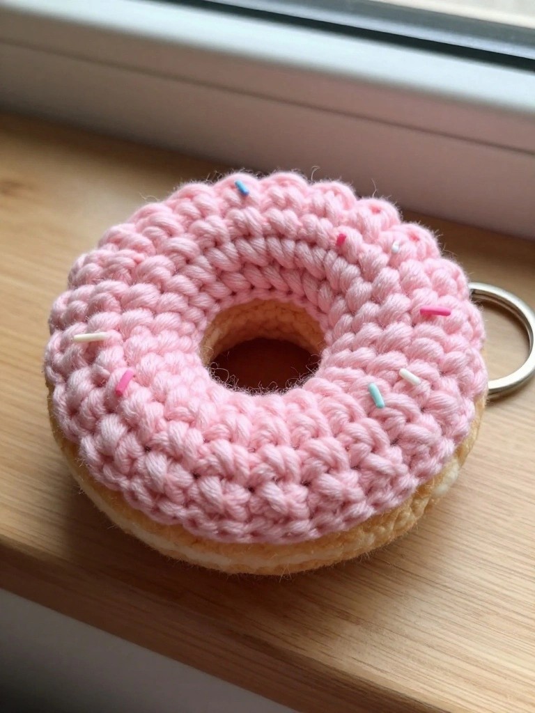 Donut Keychain