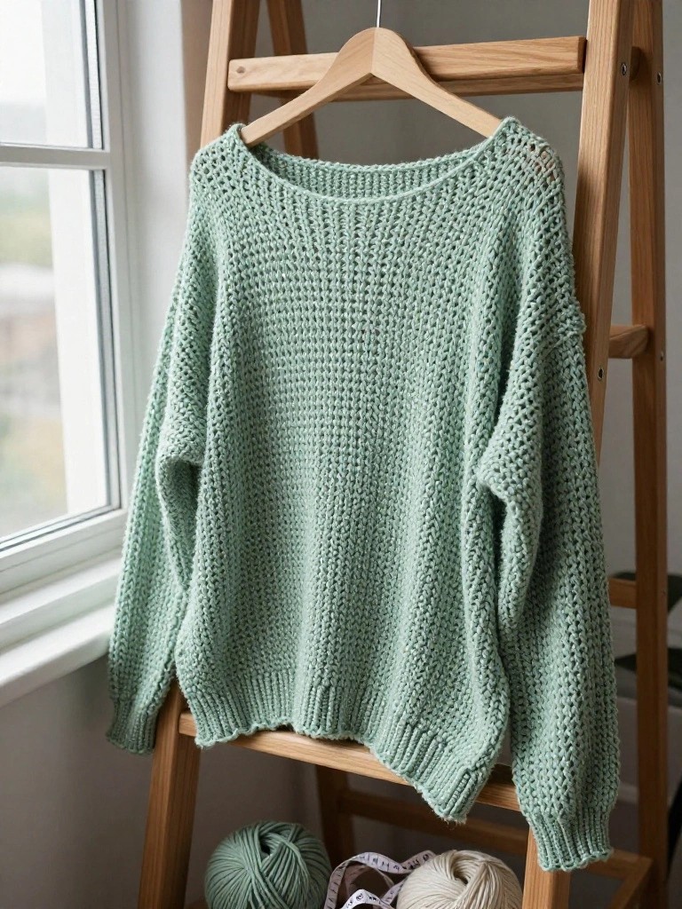 Oversized Textured Pullover