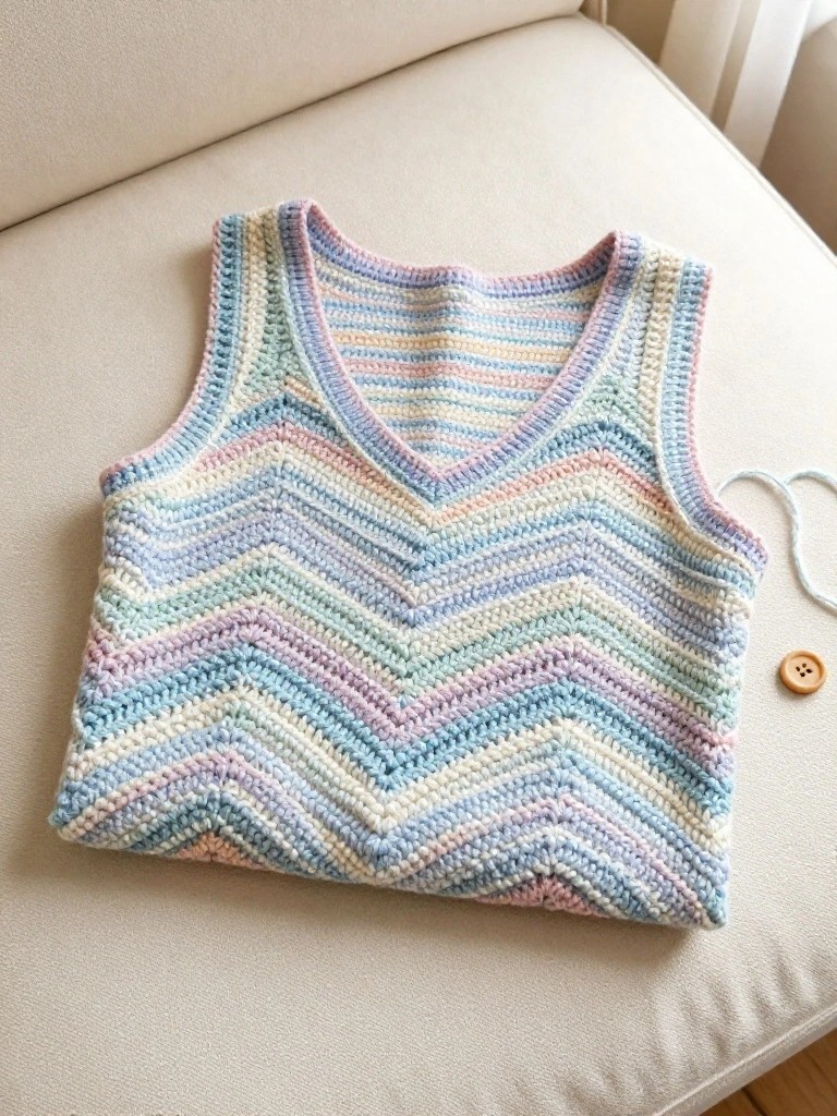 Chevron Striped Tank Top