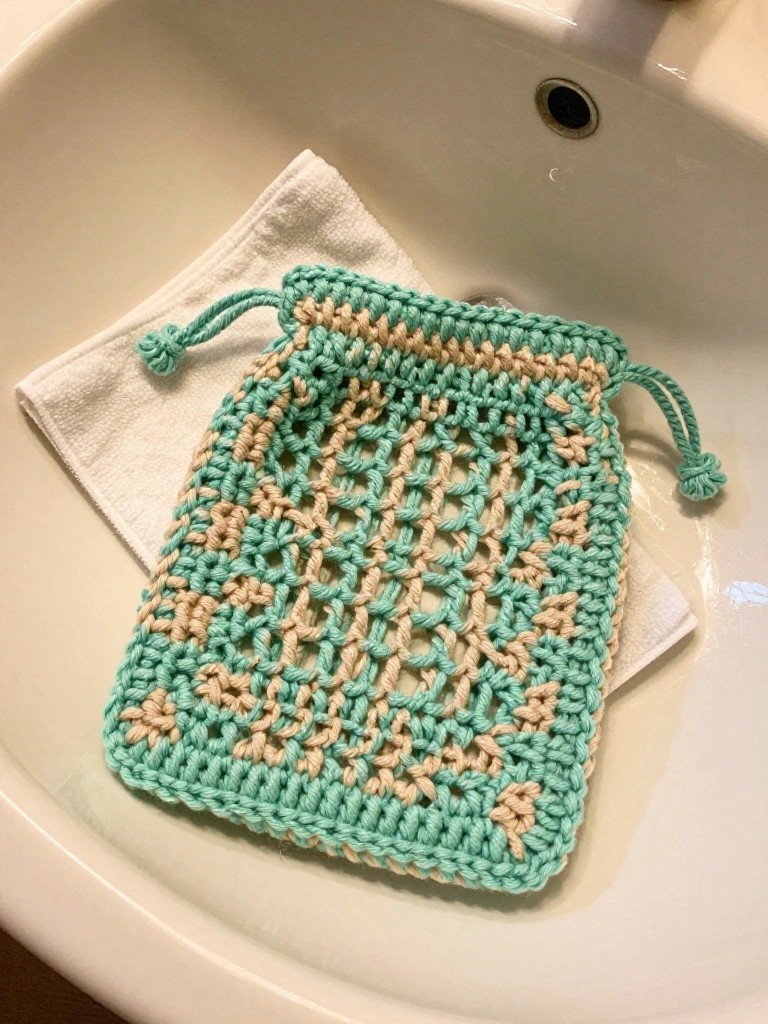 Drawstring Soap Saver Pouch