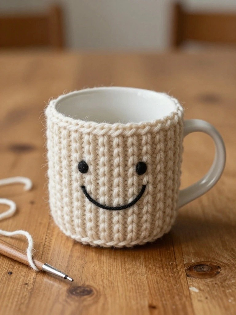 Smiley Face Mug Cozies